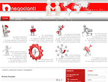 Tablet Screenshot of negocianti.com